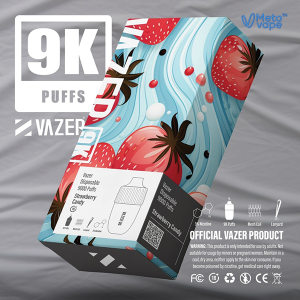 Vazer 9K 9000 Puffs - Strawberry Candy