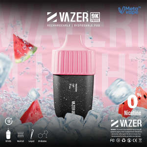 Vazer 9K 9000 Puffs - Watermelon Light Nicotine 0%