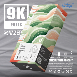 Vazer 9K 9000 Puffs - Watermelon Light Nicotine 0%